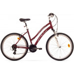 Mestský bicykel 26" Romet Belleco 2.0 bordový hliníkový 16" 